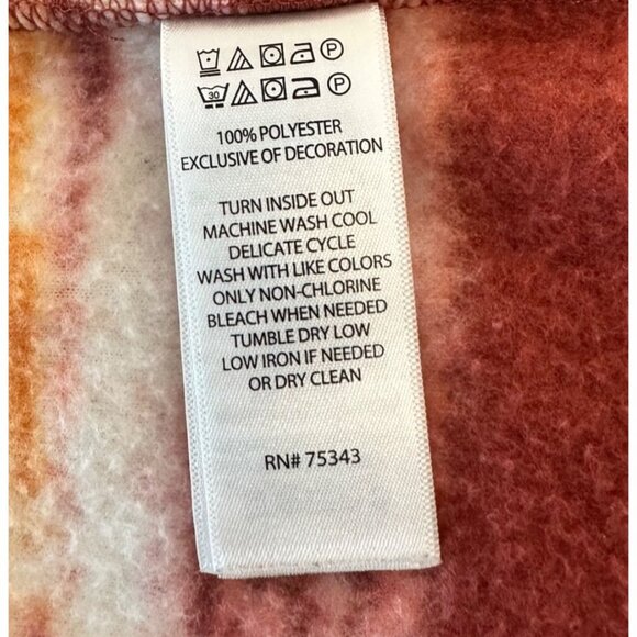 Telluride Clothing Company Fleece Vest Women Large Aztec Southwest Southwestern - Picture 7 of 8